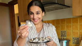 Vidya Balan tried hand in cooking