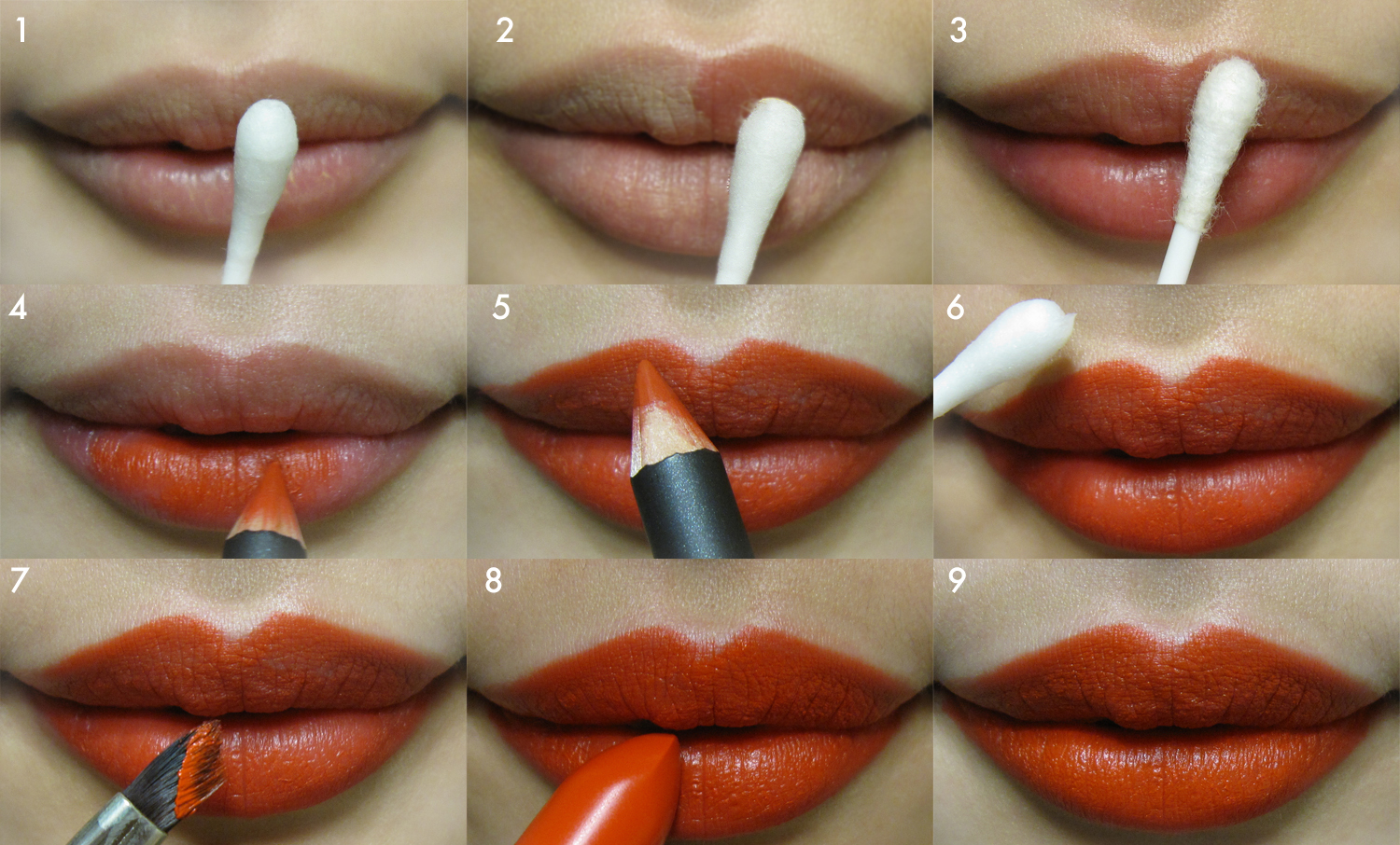 How to put on red lipstick perfectly