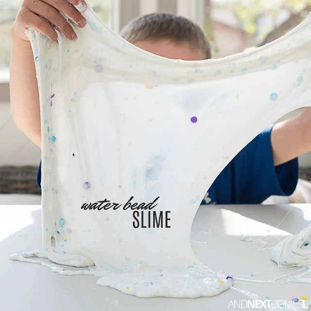 How to make water bead slime