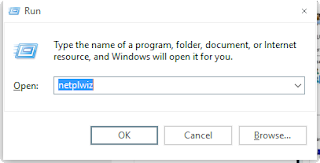 run netplwiz