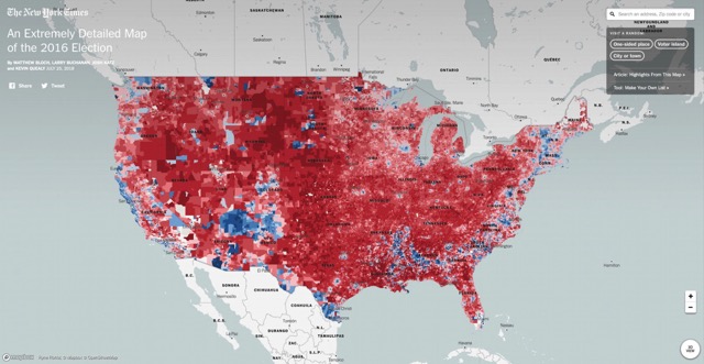 Nyt 2016 election precincts