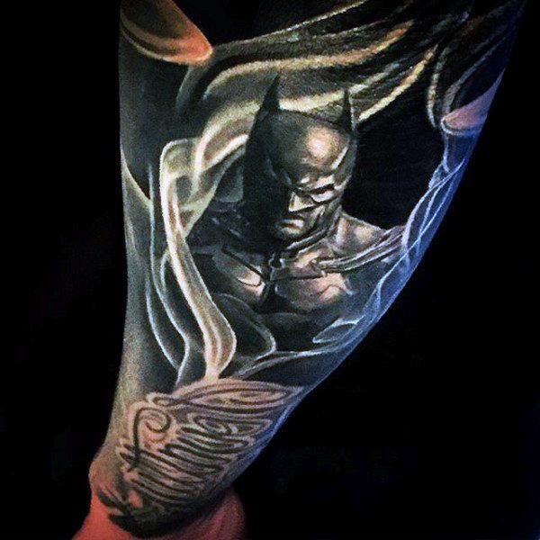 Tatuagens masculinas do Batman - 45 fotos e modelos