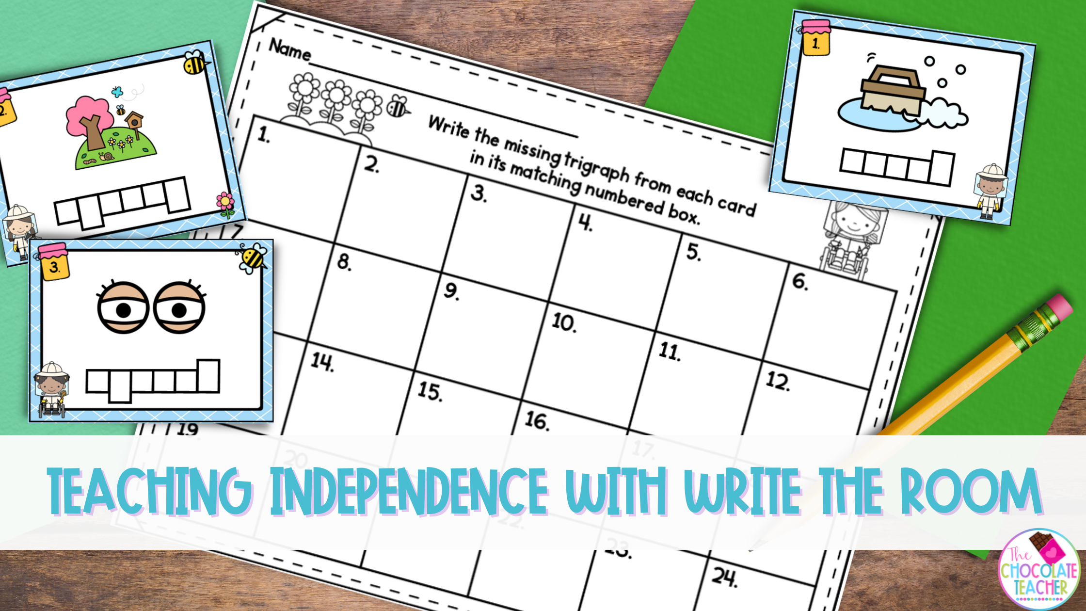 Use these tips to use write the room activities to help your students build independence.