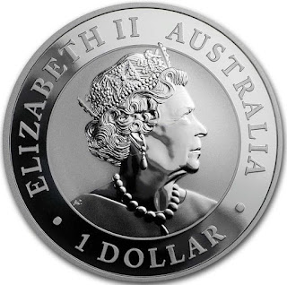Австралийская монета Коала 2020 серебро 1 унция