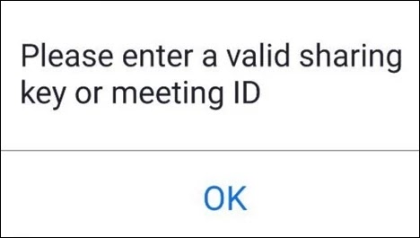 How To Fix Please Enter A Valid Sharing Key or Meeting ID Problem Solved in ZOOM Cloud Meetings