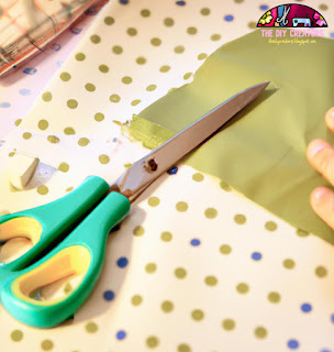 image of cutting and sewing fabric