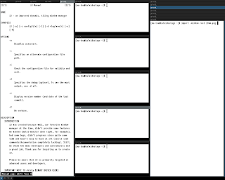 i3 window manager screen shot