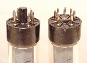 broken aligning key on a vacuum tube base
