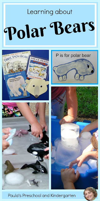 Learning about polar bears, from Paula's Preschool and Kindergarten