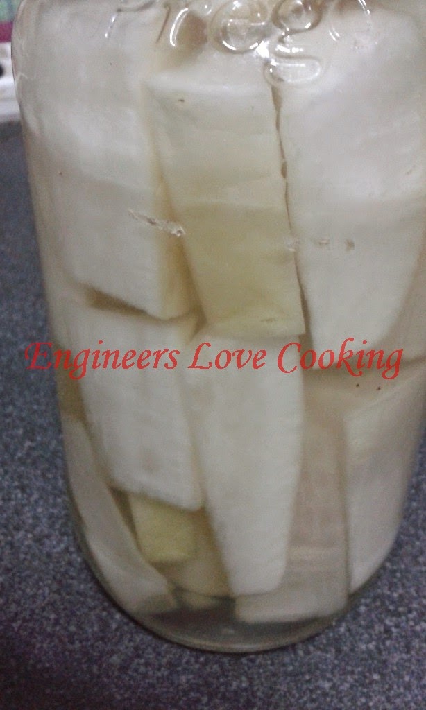 Engineers Love Cooking: LOBAK MASIN (CHAI PO) / HOMEMADE 