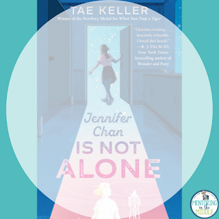 Cover of Jennifer Chan is Not Alone by Tae Keller, author of When You Trap a Tiger