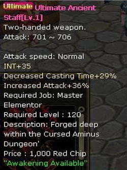 Ultimate Ancient Staff - Arcanist - Elementor