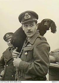 Greek pilot with his dog in the Western Desert, 4 February 1942 worldwartwo.filminspector.com
