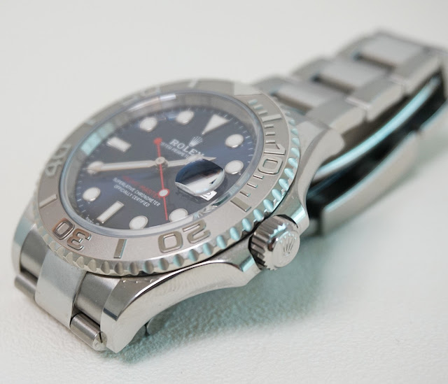 Réplica del reloj Rolex Yacht-Master de 40 mm de esfera azul 126622