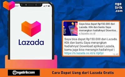 cara dapat uang dari lazada