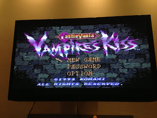 Castlevania Prototype Title Screen