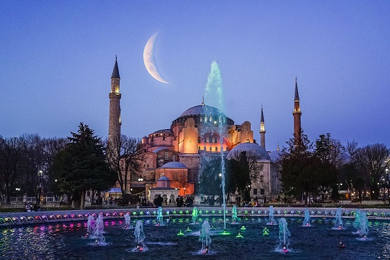 wisata religi di turki menjelang ramadhan, hagia sophia
