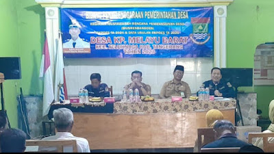 Musrenbang Desa kampung Melayu barat tahun 2024 untuk peningkatan  pelayanan warga