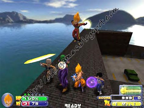 Free Download Games - Dragon Ball Z Bid For Power