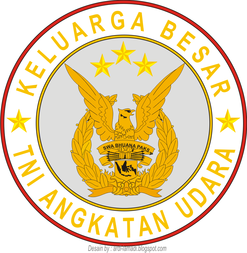  Gambar  Logo  Stiker  TNI Angkatan Udara Indonesia Kumpulan 