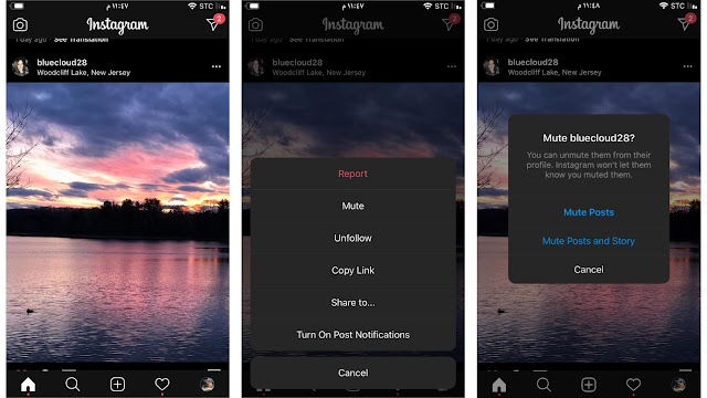 كيفية كتم شخص ما في انستقرام على iPhone