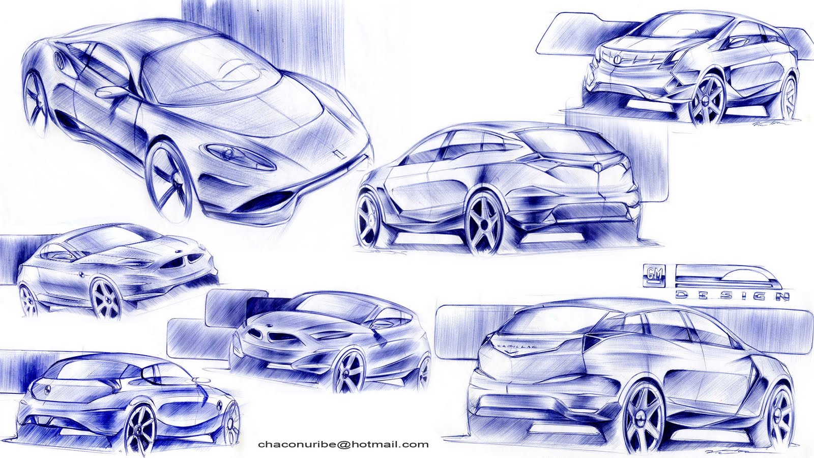 Blue Pen Sketches...:)