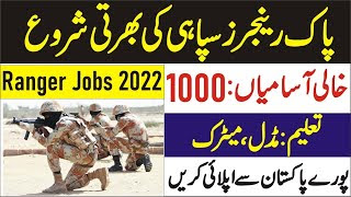 Pakistan Ranger jobs 2022-Pakistan Ranger Online Apply
