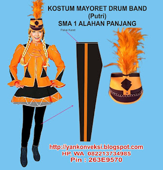 KOSTUM MAYORET DRUM BAND DAN MARCHING BAND  KOSTUM MAYORET DRUM BAND DAN MARCHING BAND