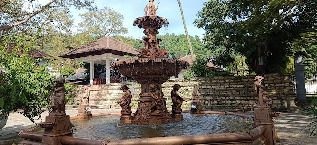 Just a Fountain beside the Temple