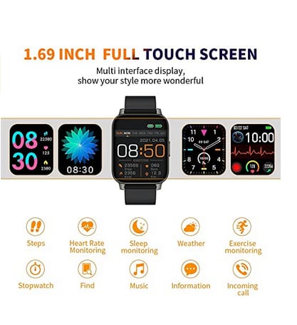 Motast Full Touch Screen Fitness Tracker Smart Watch