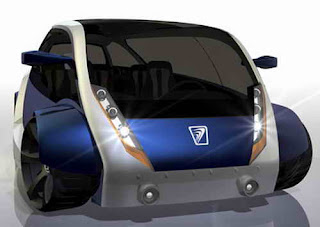 Modern Futuristic Model MYBUS Concept Car