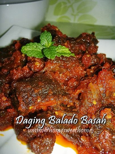 Resepi Daging Balado Basah