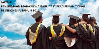 Jadwal PMB 2016