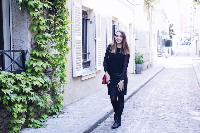 Look rouge et noir