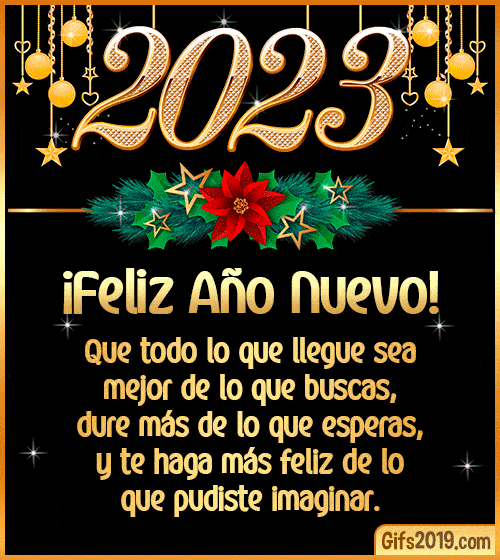 Imágenes de Feliz Año Nuevo 2023  Frases y Tarjetas para Felicitar
