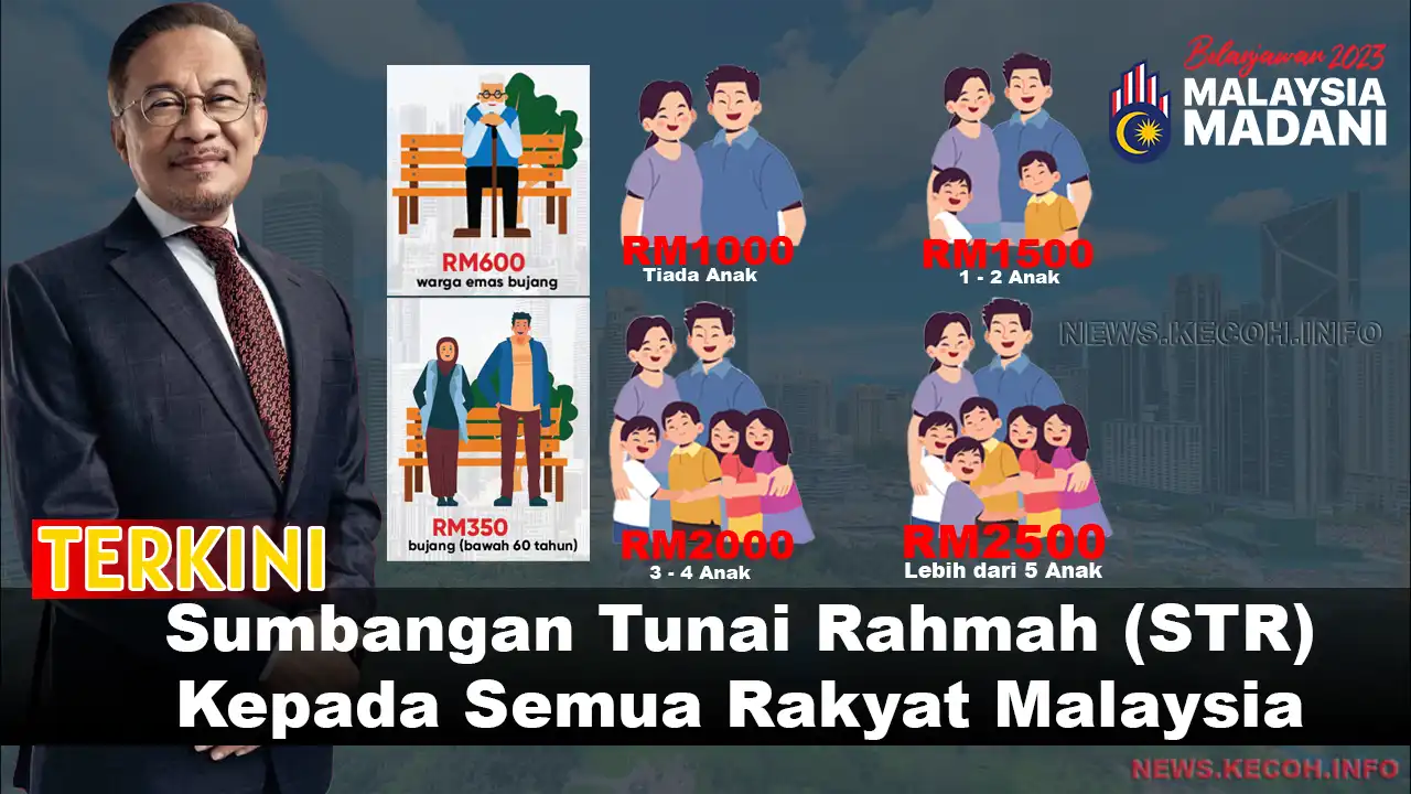 Cara Kemaskini Data Dan Permohonan Bantuan Sumbangan Tunai Rahmah (STR) Secara Online