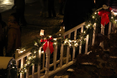 Taylors Falls Lighting Celebration decorations