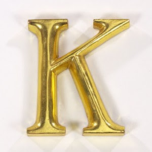 3D Graffiti Alphabet Letter K