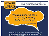 Wealth Creation Wisdom The Big Money is not in the buying and selling - Charlie Munger