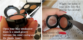 How to depot your Mac eyeshadows