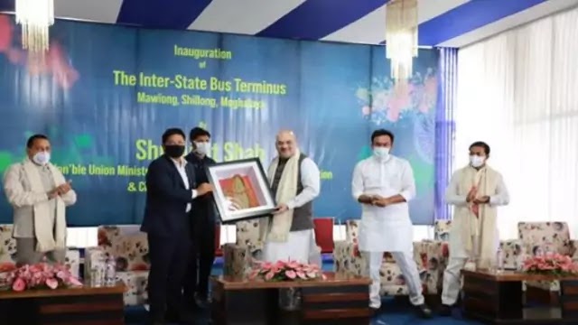 HM Amit Shah inaugurates Inter-State Bus Terminal at Shillong, Meghalaya | Daily Current Affairs Dose