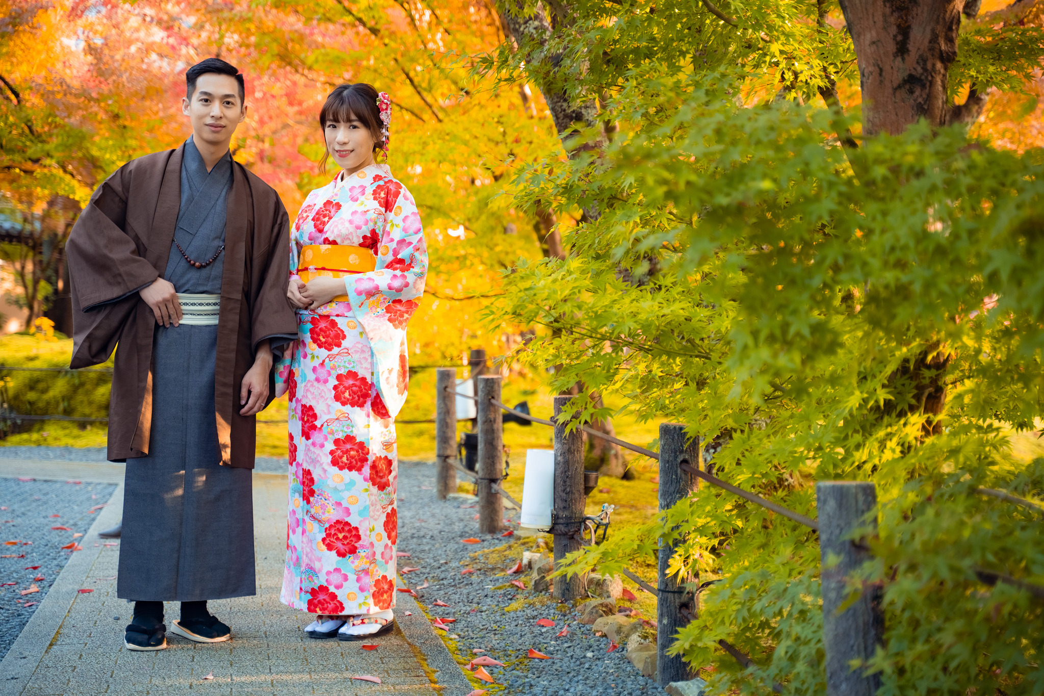 京都楓葉婚紗 二年版 日本京都遊玩 瑪朵婚紗 日本婚紗推薦 楓葉和服婚紗 清水寺 鴨川 嵐山