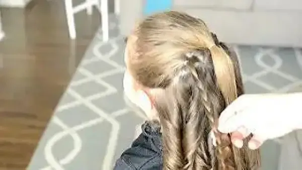 flower girl updos Half Up Rosette Buns Hairstyles