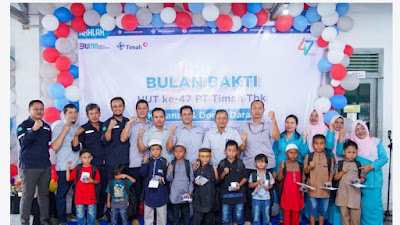 Digelar di Tiga Provinsi, Bulan Bakti PT Timah Tbk Tahun 2023 Kumpulkan Ratusan Kantong Darah dan Khitan Hampir Seribu Anak