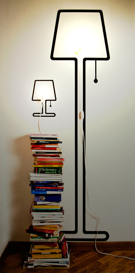 Tall and Tiny Lamp