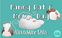 Fancy Rat & Mouse Day: November 12 - Mouse and Rat