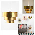 le très chic brass pendant light... you're going to want one of these!