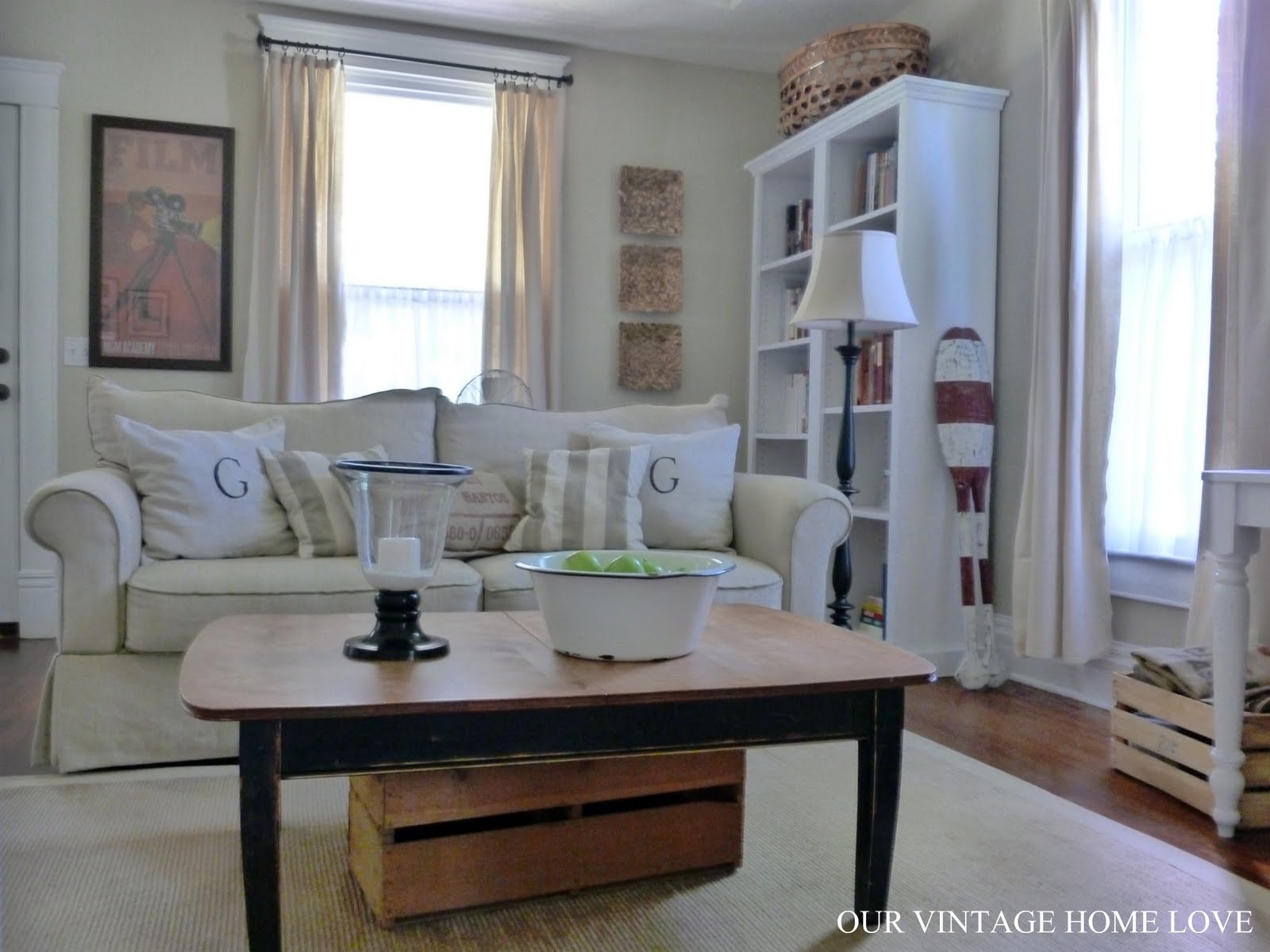 Our Vintage Home Love Living Room Ideas And A New Desk