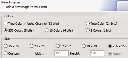 IcoFX Color and Size Options