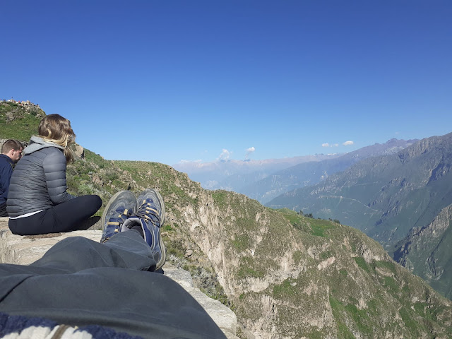 Vista del Cañón del Colca desde la Cruz del Cóndor